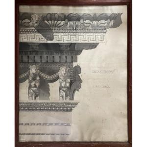 Leinwébert - Entablature Of The Temple Of The Sun At Ba'albeck