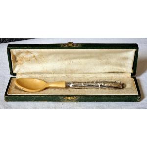 Silver Filled Porridge Spoon