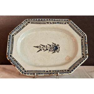 18th Century Rouen Earthenware Dish