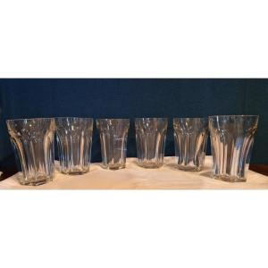6 Baccarat Crystal Beer Mugs