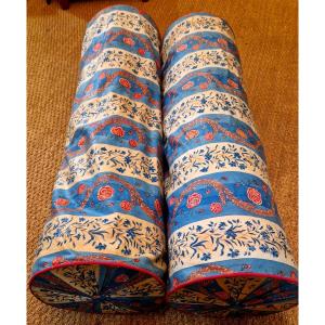 Pair Of 19th Century Bolsters