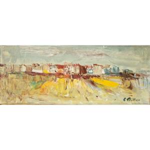 Alsatian Village By Etienne Ritter (1934-1994)