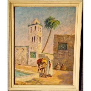Small Oriental Painting From The 20th Century