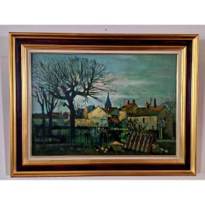 Landscape Of Ile De France By Marcel Depré (1919-1990)