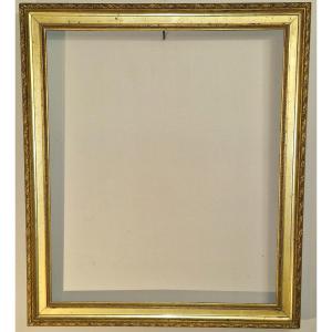 Gilt Wood Frame, 19th Century, With An Internal Rebate Measuring 54.5 X 63.8 Cm