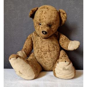 Antique Teddy Bear From The Early 20th Century