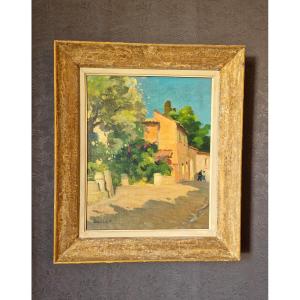 Paul André Jean Eschbach (1881-1961) Sunny Alley