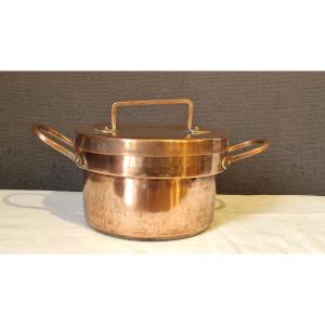 19th Century Copper Casserole Dish