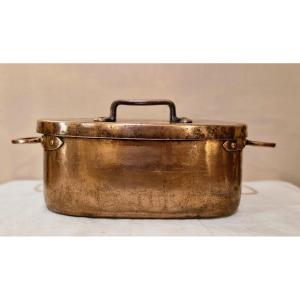 18th Century Copper Daubière