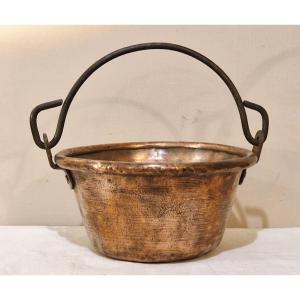 19th Century Copper Cauldron