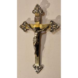 20th Century Brass-plated Bronze Cross