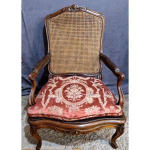 Louis XV Queen's Armchair Stamped Avisse