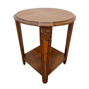 Walnut Side Table - Art Deco