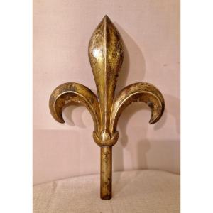 Religious Banner Spearhead - Fleur-de-lis 