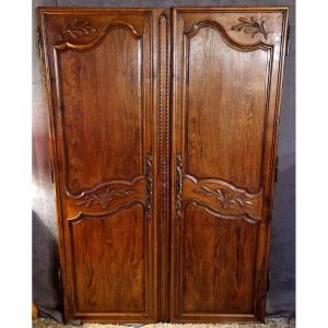 Pair Of 19th-century Carved Oak Doors