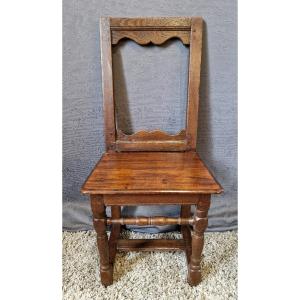 19th Century Lorraine Oak Chairs