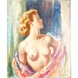 Art Deco Nude - Albert Genta (1901-1989)