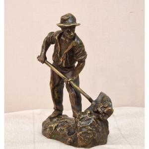 Miner - Bronze - Emile Carlier (1849-1927)