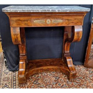 Mahogany Console Table, Restoration Period