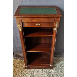 Bibus Mahogany Bookcase In The 20th Century Empire Style