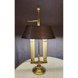 20th Century Brass Bouillotte Lamp.