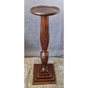 Walnut Occasional Seat, Early 20th Century