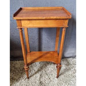 Cherry Wood Side Table, 20th Century