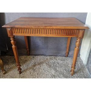 Walnut Desk Table, 20th Century