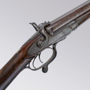 Side By Side Shotgun  English Cal 18mm