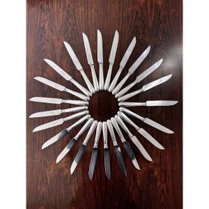 Large Silver Knives "cardeilhac" France