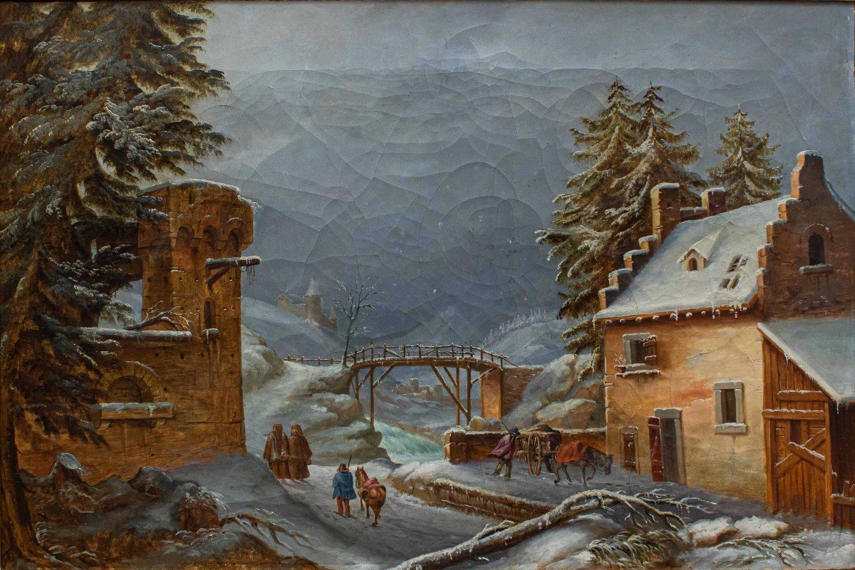 XIX secolo, Paesaggio innevato e Paesaggio fluviale-photo-3