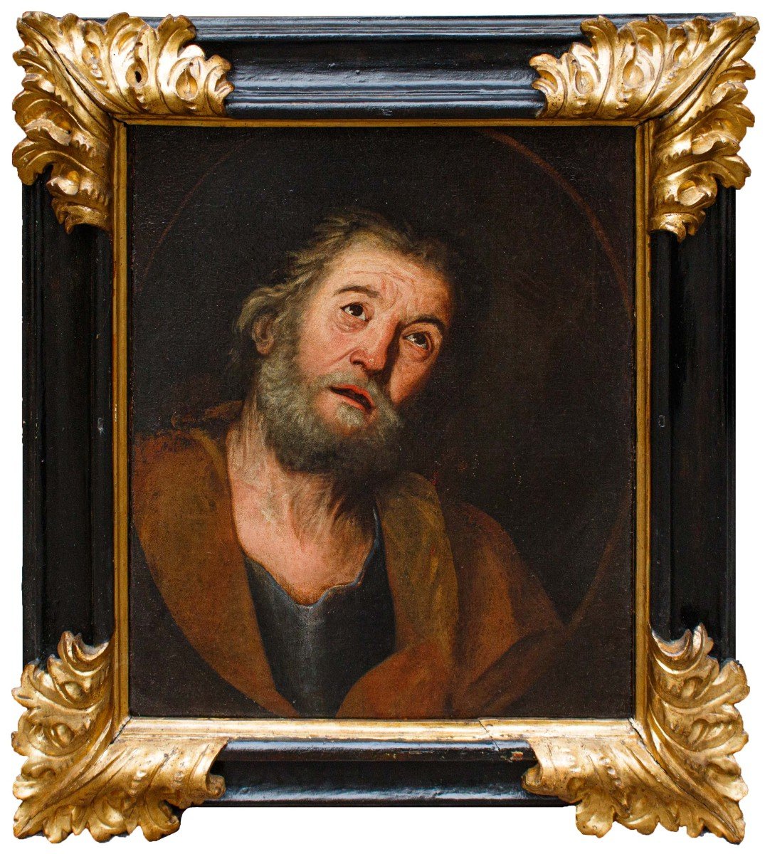Francesco Fracanzano (1612 - 1656), Volto di Santo