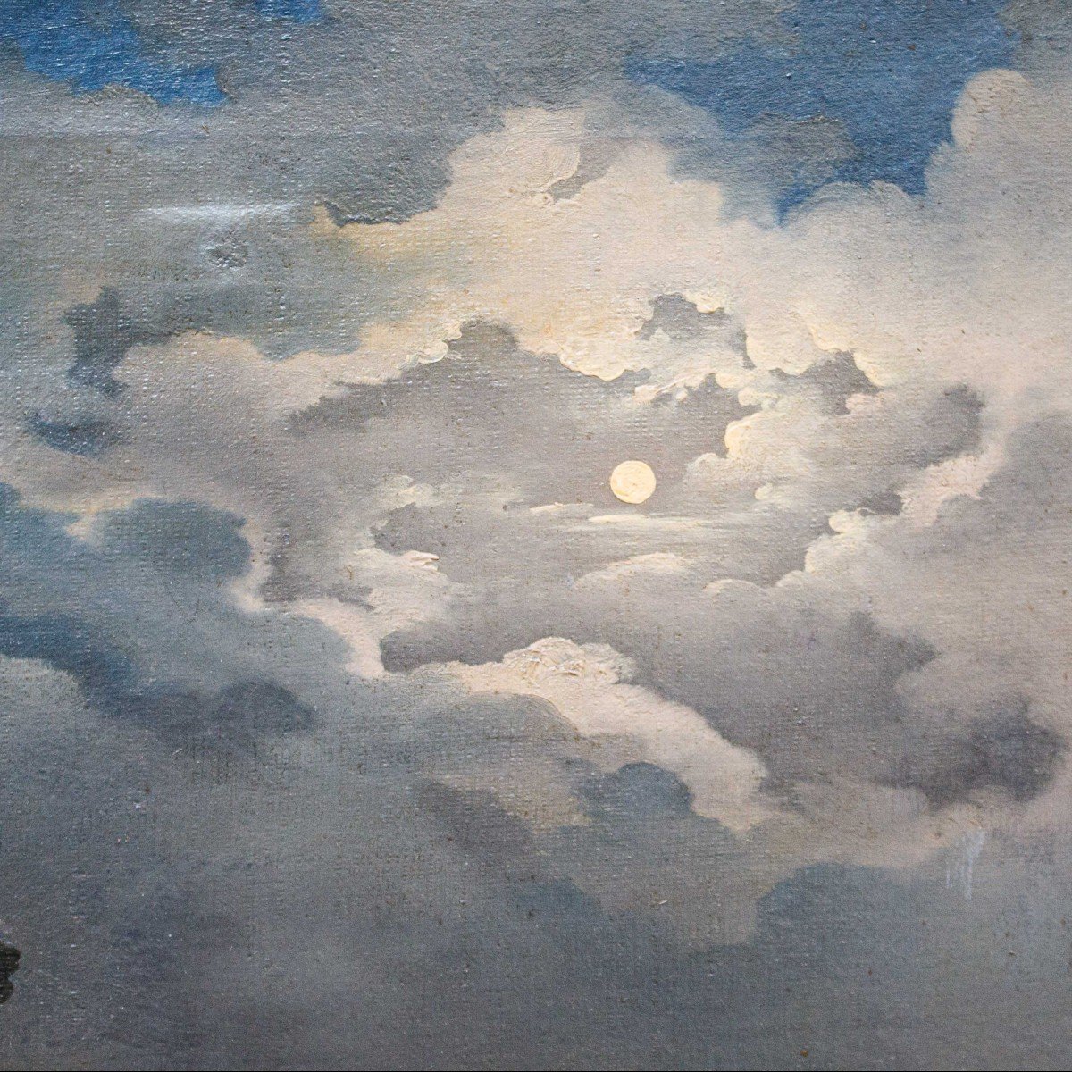XIX secolo, Paesaggio al chiaro di luna-photo-4