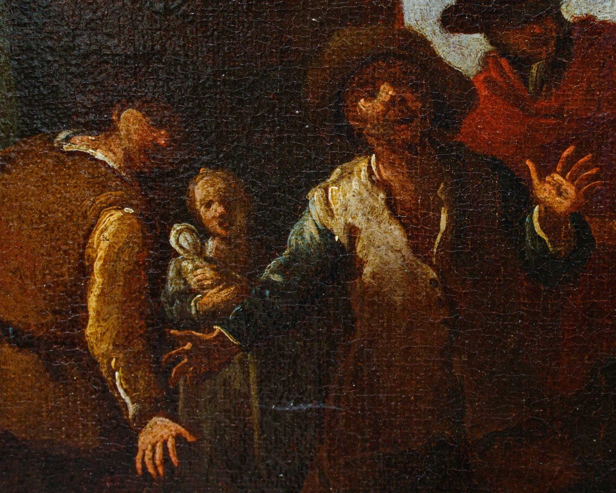 Domenico Olivero ( 1679 – 1755),  Giocatori di  bocce-photo-5
