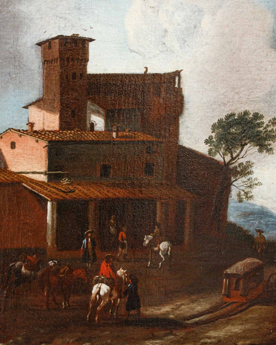 Scuola bambocciante, XVII secolo, Scena di genere-photo-7