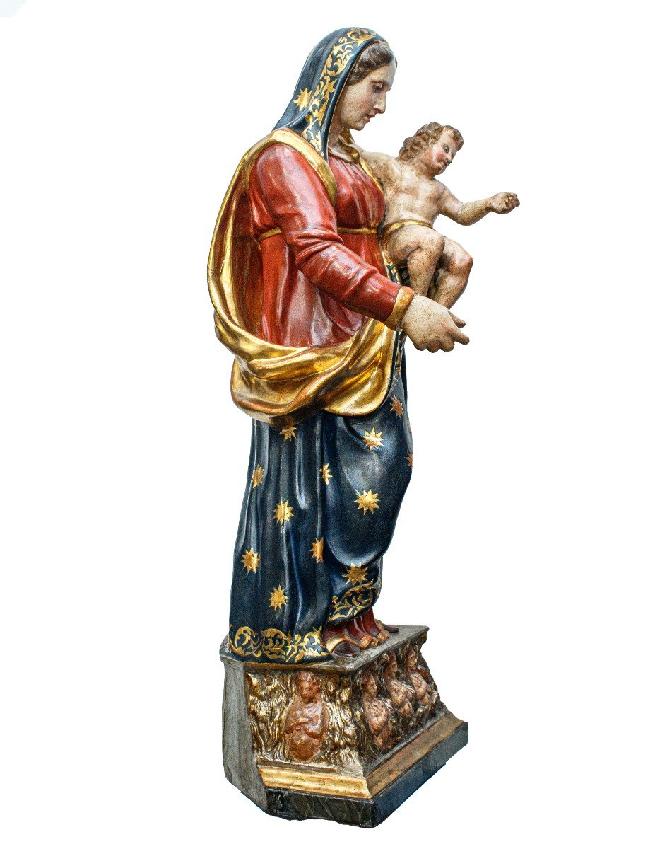 Madonna con Bambino e anime del Purgatorio, prima metà del XIX secolo-photo-2