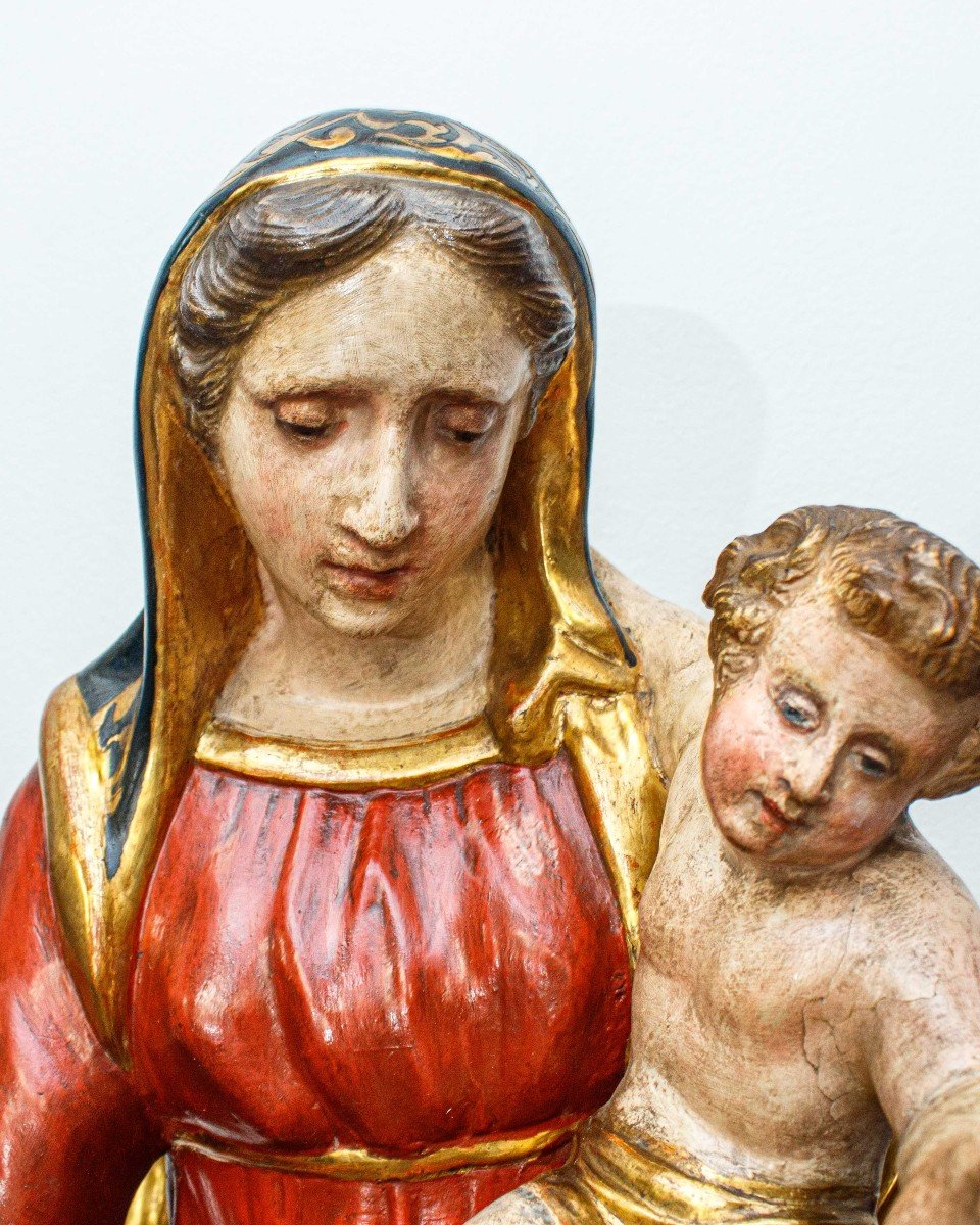 Madonna con Bambino e anime del Purgatorio, prima metà del XIX secolo-photo-1