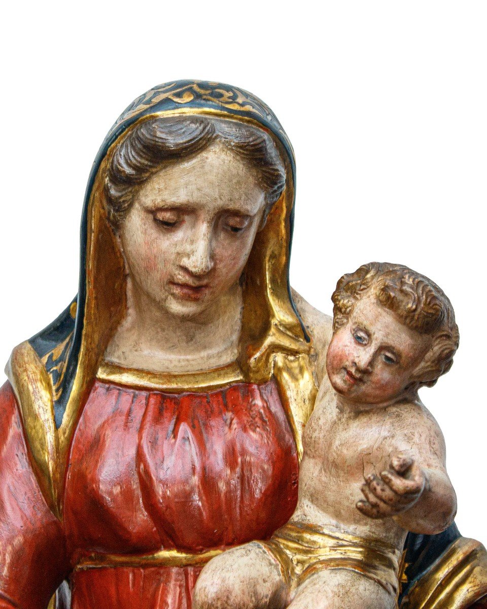 Madonna con Bambino e anime del Purgatorio, prima metà del XIX secolo-photo-3