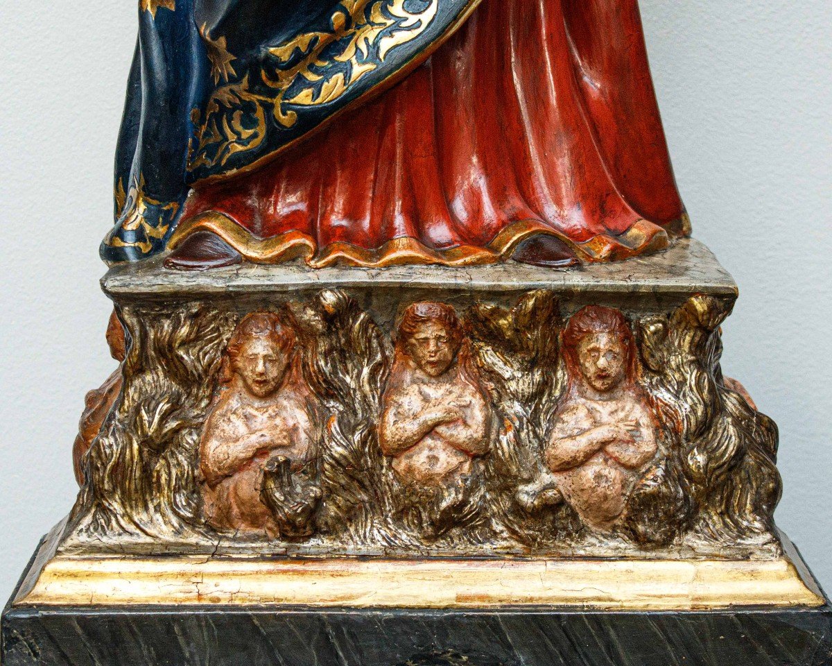 Madonna con Bambino e anime del Purgatorio, prima metà del XIX secolo-photo-5