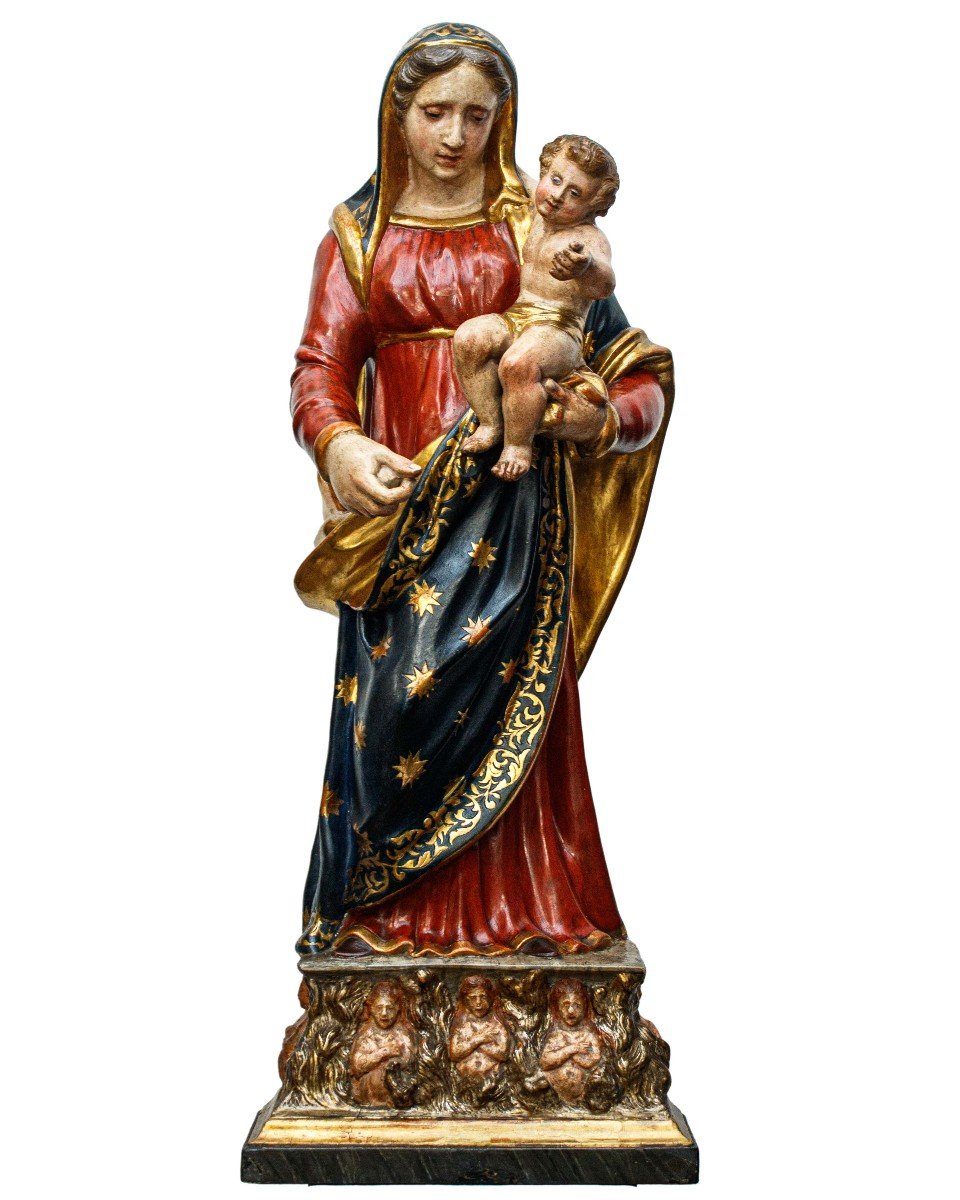 Madonna con Bambino e anime del Purgatorio, prima metà del XIX secolo