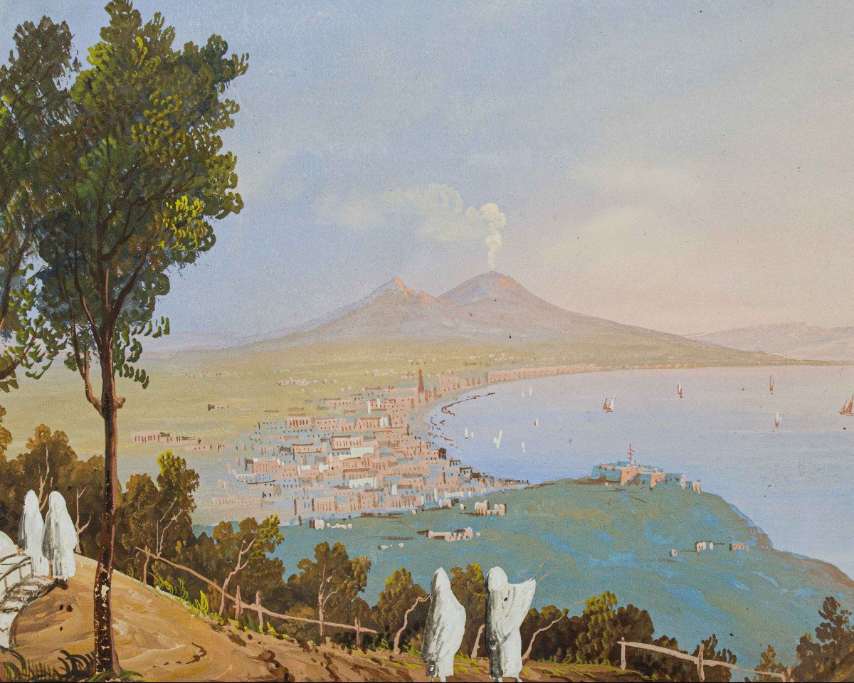 Veduta del Golfo di Napoli e dell’isola di Ischia, XIX secolo-photo-4
