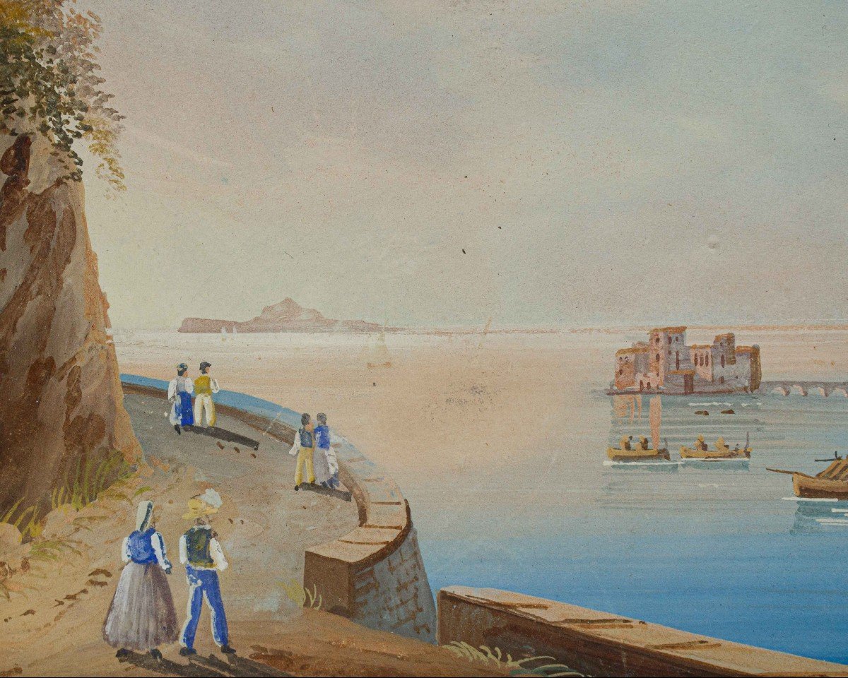 Veduta del Golfo di Napoli e dell’isola di Ischia, XIX secolo-photo-3