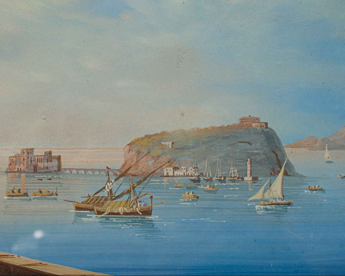 Veduta del Golfo di Napoli e dell’isola di Ischia, XIX secolo-photo-4