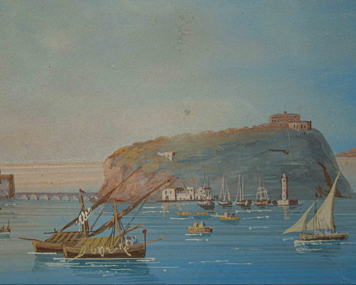 Veduta del Golfo di Napoli e dell’isola di Ischia, XIX secolo-photo-5