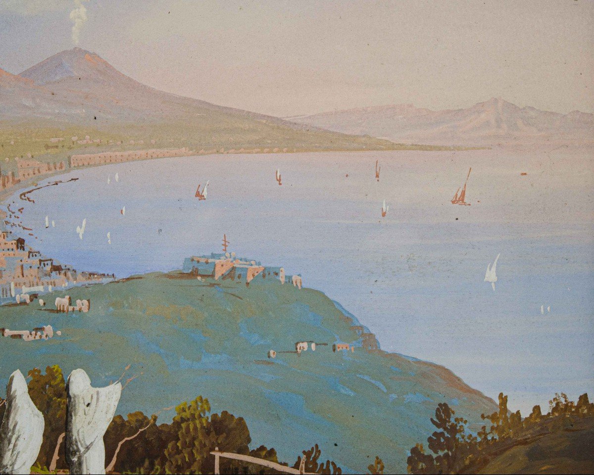 Veduta del Golfo di Napoli e dell’isola di Ischia, XIX secolo-photo-7