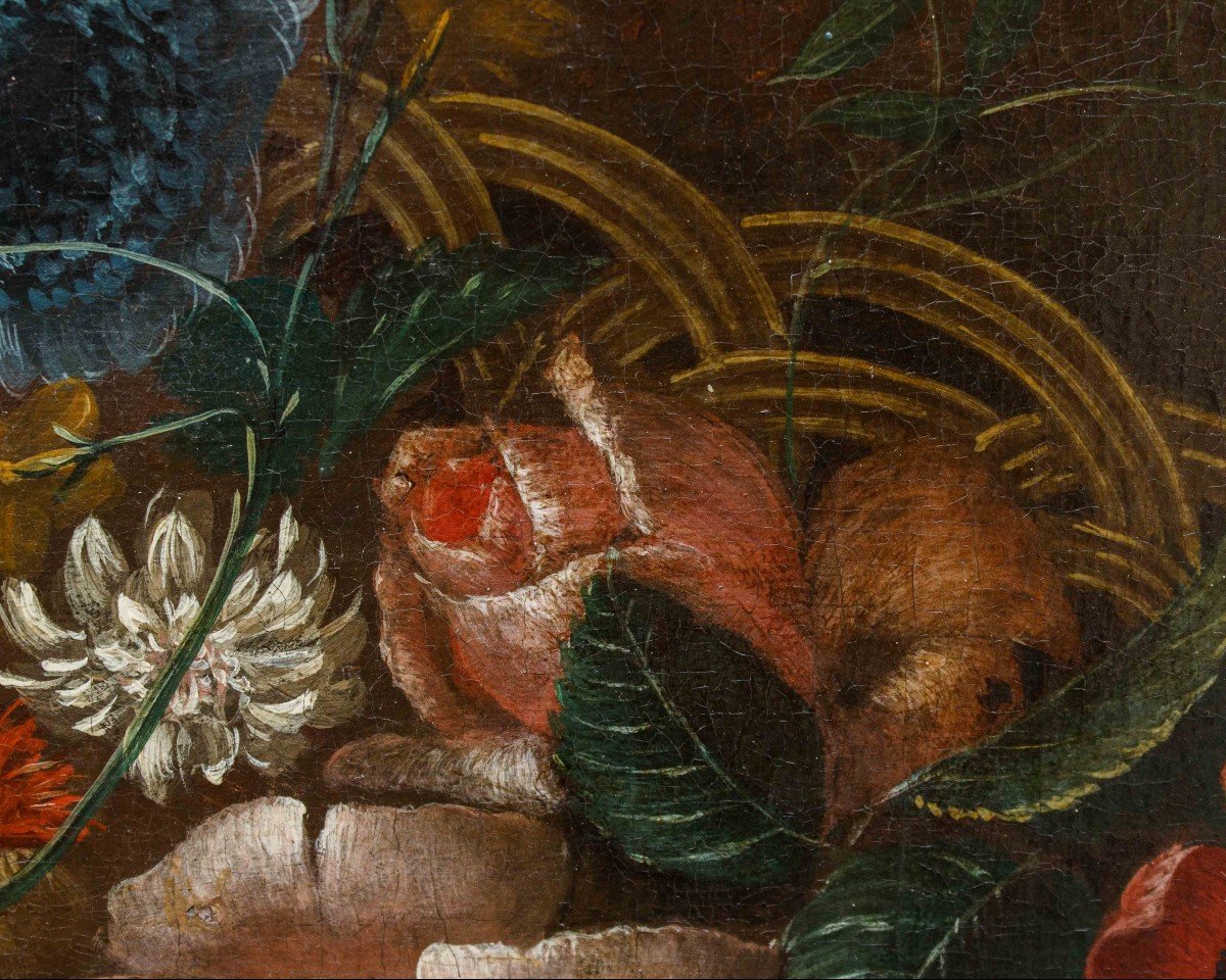 XVIII secolo, Scuola francese, Natura morta con fiori-photo-1