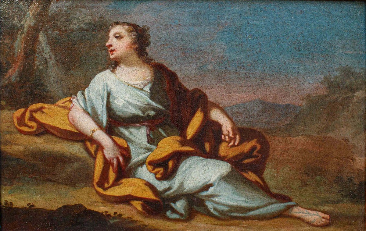 Figura Femminile sdraiata, Giovanni Domenico Molinari (Caresana, 1721 - Torino, 1793)-photo-2