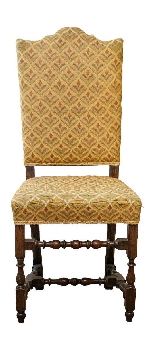 Coppia di sedie a rocchetto, XVII secolo-photo-2