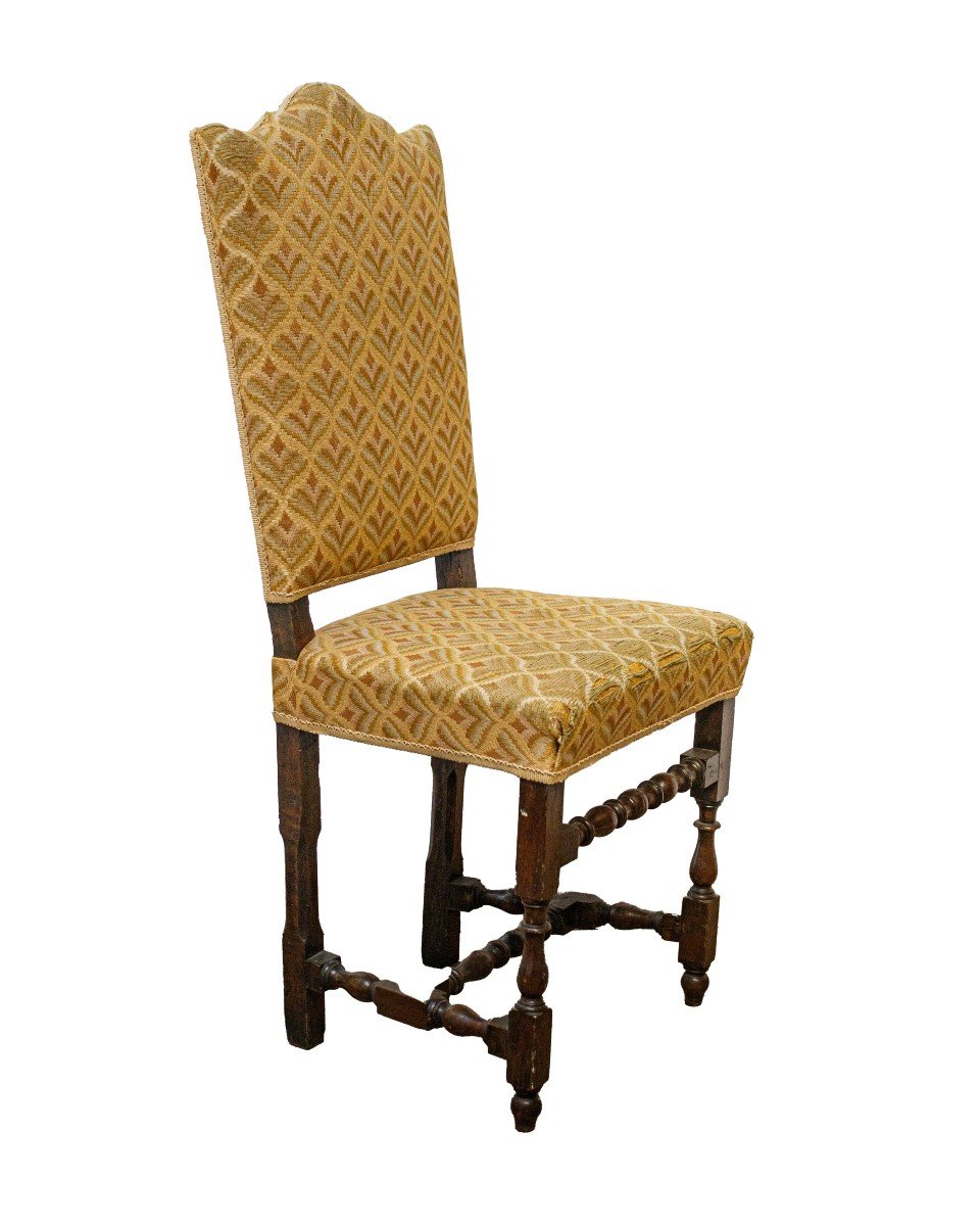 Coppia di sedie a rocchetto, XVII secolo-photo-3