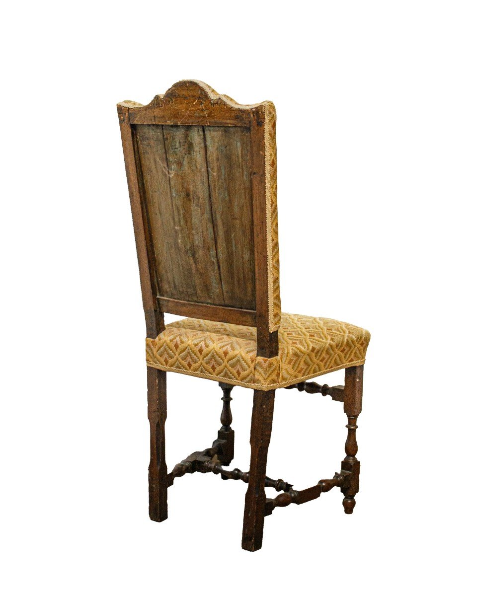 Coppia di sedie a rocchetto, XVII secolo-photo-4